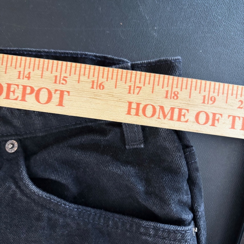 Vintage 90s Levis 550 Black Relaxed Fit Jeans Mens 38x32 Orange Tab Made in USA - Picture 11 of 16